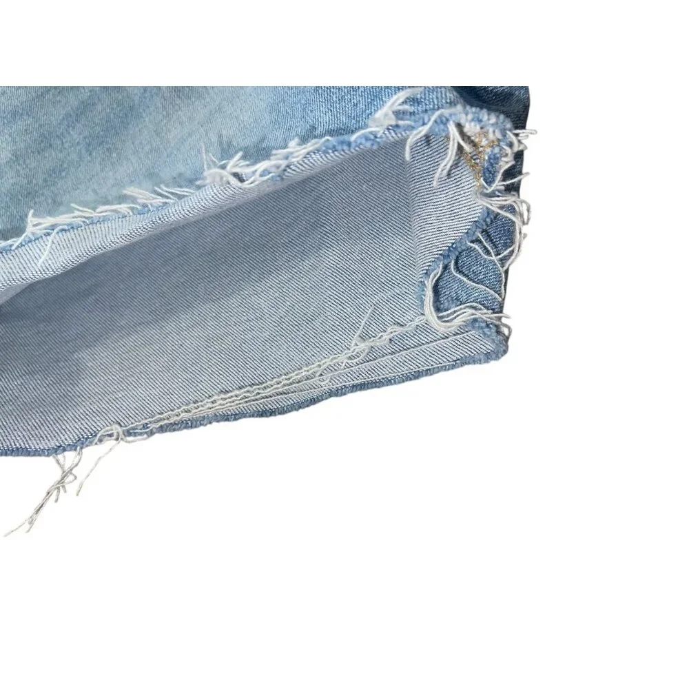 H&M Women's Size 2 Denim Jean Cut-Off Shorts - Picture 7 of 12